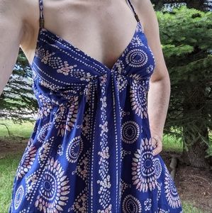 O'Neill Blue Batik Print Sundress